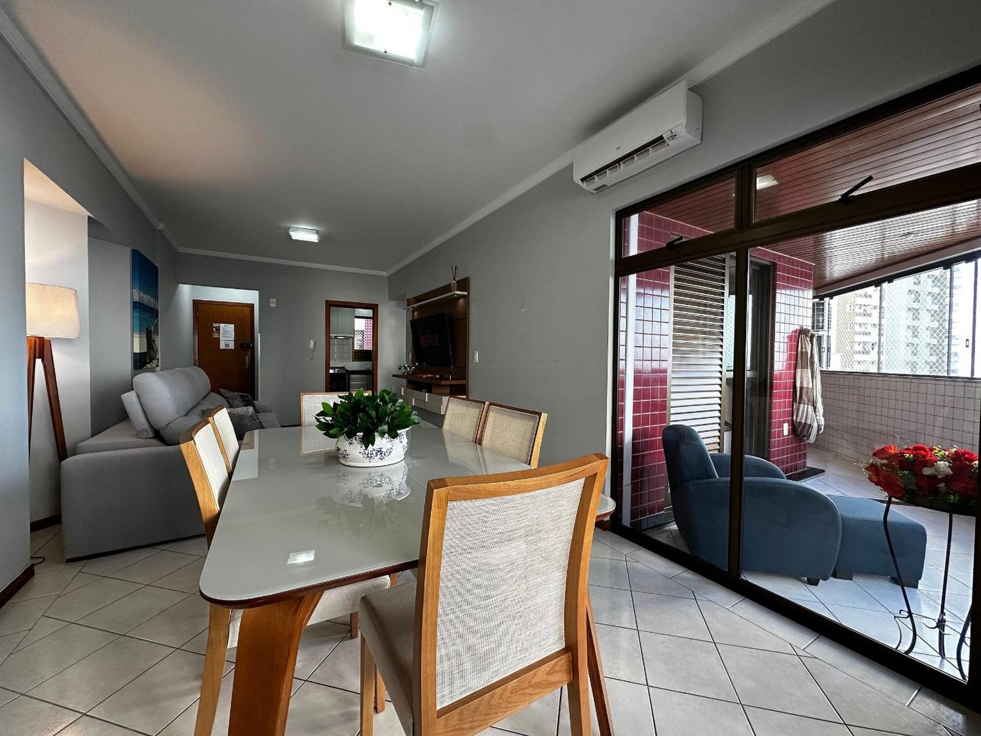 Apartamento Ct02- 2 Quartos| Quadra Mar| Churrasq | Vista Mar